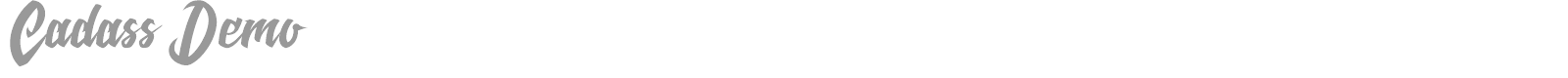 Cadass Script font preview
